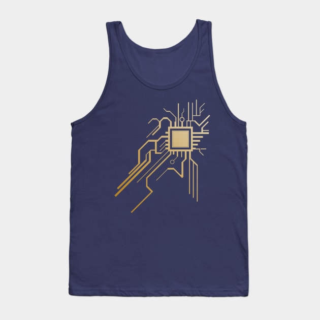 Yellow IC Tank Top by pilipsjanuariusDesign